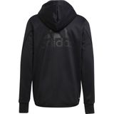 Adidas - Fl Fleece Hoodie - Zwart - 100% Gerecycled Polyester
