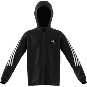 Adidas - Fi Sweatshirt - Zwart - Met Rits