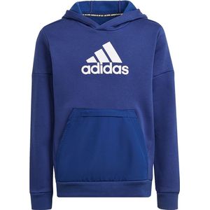 Adidas - Bos Fl Hoodie - Blauw - Junior