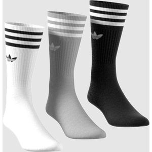 adidas - Solid Crew Socks - Wit - 3 Paar