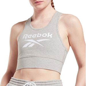 Reebok - Identity Bralette - Grijs - Aansluitende Pasvorm