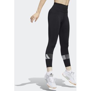 Adidas - Sport Legging 7/8 - Zwart/Wit - Katoen/Elasthan