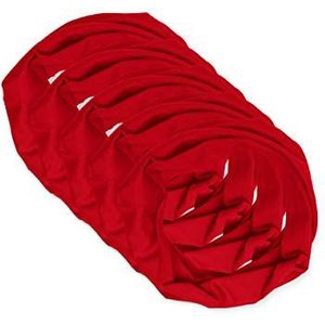 Trigema Uniseks modieuze sjaal (verpakking van 5 stuks), rood (kersen), 2 (Hoog 42cm Breed 23cm)