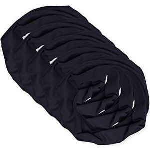 Trigema Uniseks modieuze sjaal (verpakking van 5 stuks), navy, 2 (Hoog 42cm Breed 23cm)