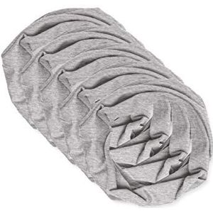Trigema Uniseks modieuze sjaal (verpakking van 5 stuks), grijs-melange, 2 (Hoog 42cm Breed 23cm)