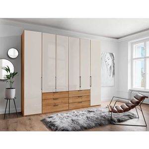 WIEMANN Drehtürenschrank "Monaco", mit Teil-Glasfront sowie hochwertige Beschläge inkl. Dämpfung