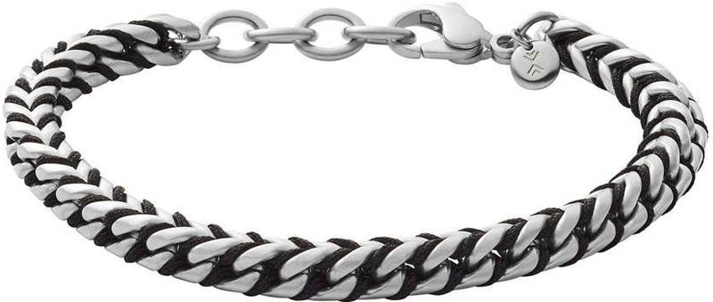 Skagen - Hulsten Armband - Zilverkleurig - Roestvrij Staal - Nylon