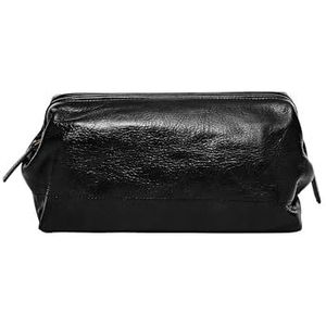 Fossil Travel Toilettas Leer 27 cm schwarz