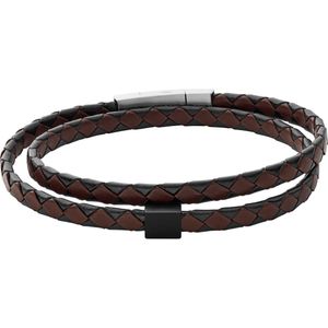 Skagen - Armband Leder, Edelstahl Armbänder & Armreife 1 ct Herren (47.49 € / 1 ct)