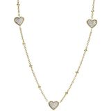 Fossil - Sutton - Halsketting - Goud - RVS