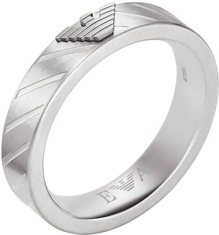 Emporio Armani - EGS2924040 - Ring - Zilverkleurig - Roestvrij Staal