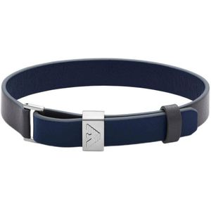 Emporio Armani Herenarmband in roestvrij staal met schuifsluiting