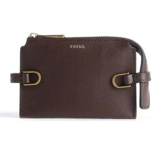 Fossil Kier Visitekaart etui 12 cm dunkelbraun