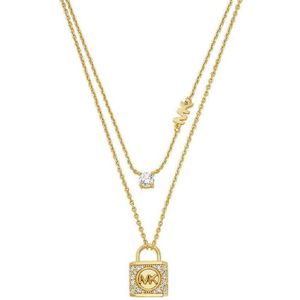 Michael Kors collier MKC1630AN710 Kors MK goudkleurig