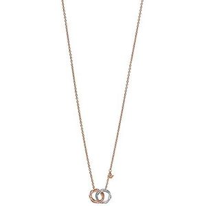 Emporio Armani - Ketting - Roségoudkleurig - Schakelketting - Tweekleurig Roestvrij Staal