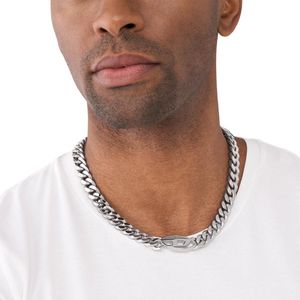 Diesel Steel Silver-coloured Necklace DX1433040