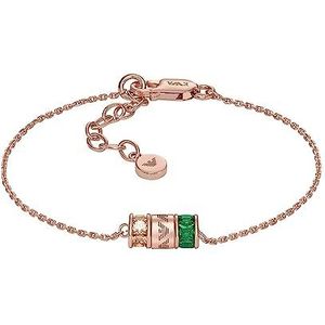 Emporio Armani Armband voor Vrouwen, Roségoudkleurige Sterling Zilveren Componenten Armband, Lengte: 150mm+30mm, Breedte: 10mm, Hoogte: 5.5mm, EG3579221