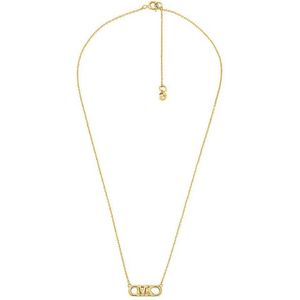 Michael Kors - Statement Link Ketting - Zilver - Verguld met 14K Goud