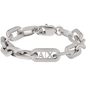 Armani Exchange Uniseks Roestvrijstalen Schakelketting, AXG0116040