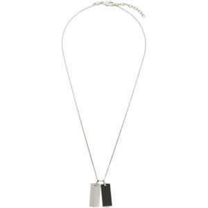 Fossil JF04565040 Collier - Zilverkleurig - Roestvrij Staal