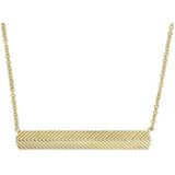 Fossil ketting JF04533710 Harlow goudkleurig