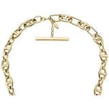 Fossil - JF04521710 - Collier - Goudkleurig - Staal gepolijst