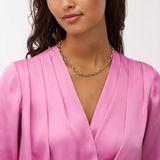 Fossil - JF04521710 - Collier - Goudkleurig - Staal gepolijst