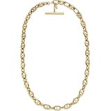 Fossil - JF04521710 - Collier - Goudkleurig - Staal gepolijst