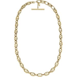 Fossil - JF04521710 - Collier - Goudkleurig - Staal gepolijst