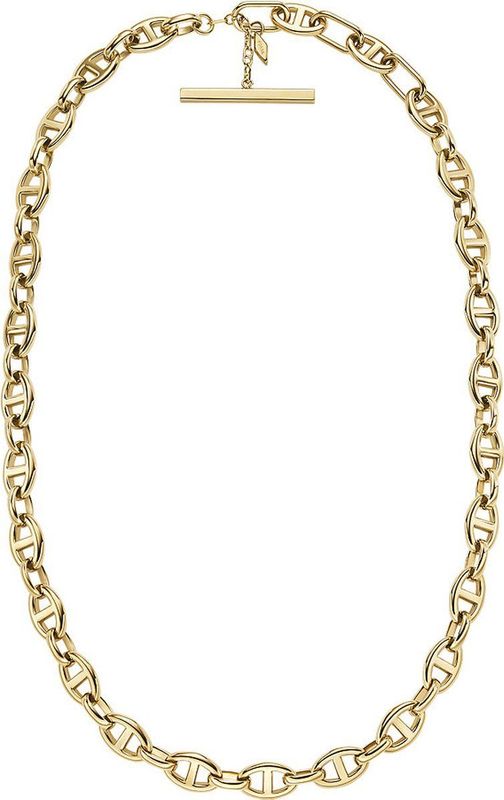 Fossil - JF04521710 - Collier - Goudkleurig - Staal gepolijst