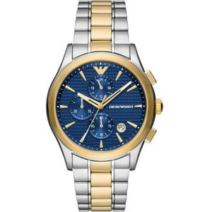 Emporio Armani AR11579 Mannen Horloge 42 mm - Zilverkleurig