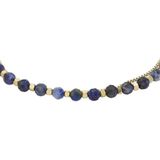 Fossil - JF04540710 - Armband - Goudkleurig - Roestvrij Staal - Blauwe Lapiskralen