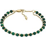 Fossil Armband Fossil Damen-Armband Edelstahl Farbstein, JEWELRY