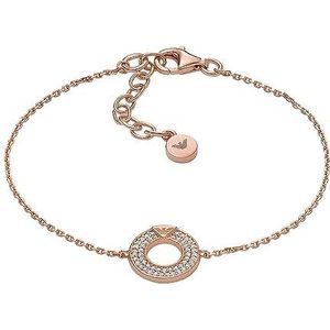 Emporio Armani Roségoudkleurige Sterling Zilveren Componentenarmband voor Dames, EG3589221