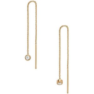 Skagen Women's silver earrings made of stainless steel or semi-precious metal with hook closure Skagen Women's silver earrings made of stainless steel or semi-precious metal with hook closure