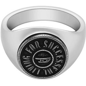 Diesel heren edelstaal Ring heren 66 Zilver 32025876