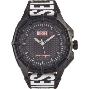 Diesel - Framed - Heren Horloge - Zwart - Kunststof Band