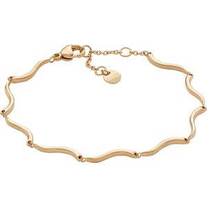 Skagen Damesarmband van roestvrij staal en halfedelmetaal of messing met karabijnsluiting