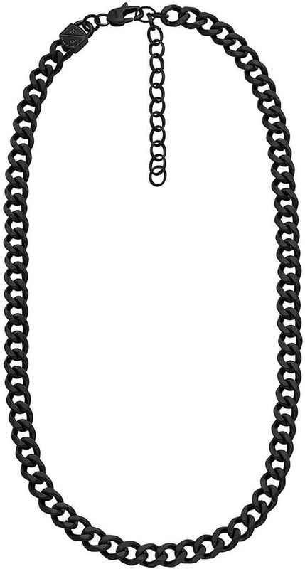 Fossil - JF04613001 - Heren Ketting - Zwart - Roestvrij Staal