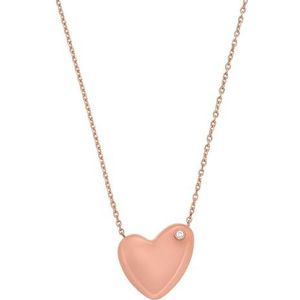 Skagen - Hanger Ketting - Roségoud - Roestvrij Staal - Karabijnsluiting