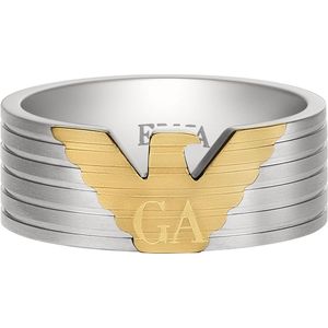 Emporio Armani Eagle Logo - heren Ring - Zilver