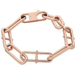 FOSSIL Armband Heritage D-Link Bracelet Rosegold Roségoudkleurig