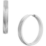 Fossil - JF04668040 - Oorringen - Zilverkleurig - Roestvrij Staal