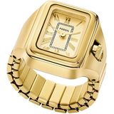 Fossil - ES5343 - Ring-Horloge - Goudkleurig - Flexibel Bandje
