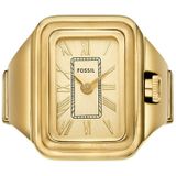 Fossil - ES5343 - Ring-Horloge - Goudkleurig - Flexibel Bandje
