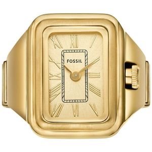 Fossil - ES5343 - Ring-Horloge - Goudkleurig - Flexibel Bandje