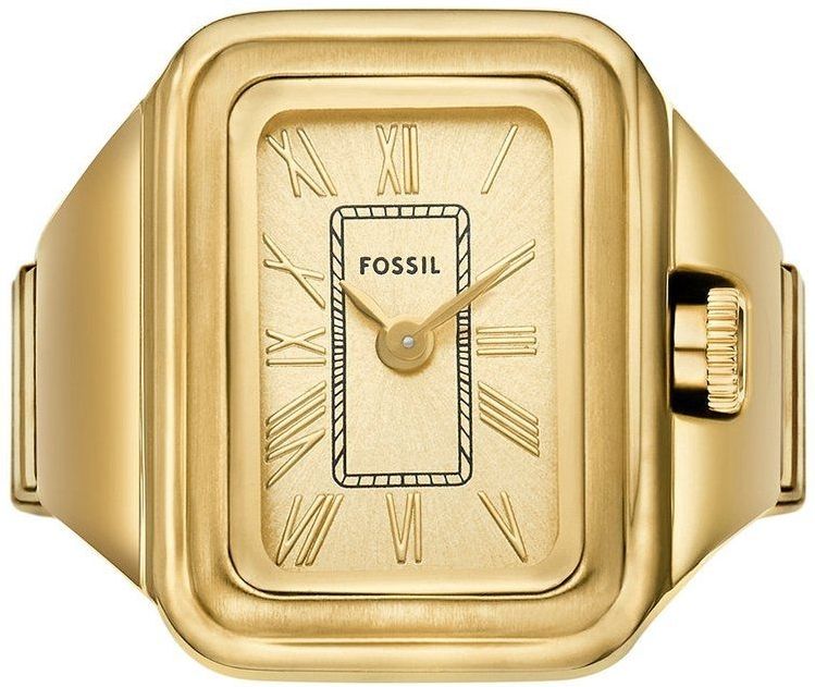 Fossil - ES5343 - Ring-Horloge - Goudkleurig - Flexibel Bandje