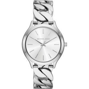Michael Kors Runway Dameshorloge, kwartsuurwerk met bandje van roestvrij staal, keramiek of leer