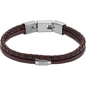 Fossil JF04702040 Heren Armband - Bruin