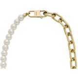 FOSSIL JF04727710 - Collier - Goudkleurig - Imitaties van Glasparels